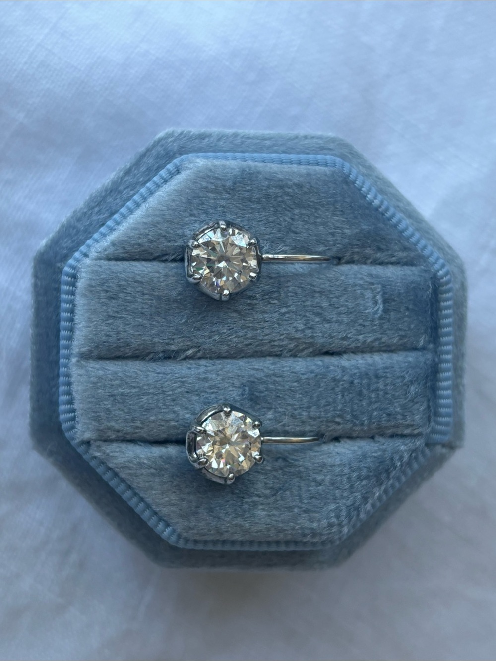Cecilia 2.5 CT Moissanite Sterling Earrings